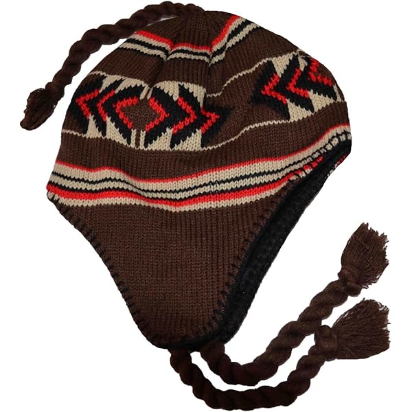 Nayt Men's Peruvian Helmet Style Beanie With Earflap Strings - Olive Khaki, One Size Fits Most - View #9