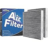 Forccord 2-Pack Cabin Air Filter Fits for Tesla S (Not for plaid) 2016-2025 2026 Activated Carbon Cabin Filter Replacement Car Accessories