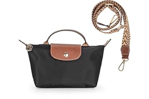 DOMAT Crossbody Bag for Women, Chic Lightweight Purse with Leather Top-handle, Compact Clutch Bag, Shoulder Handbag