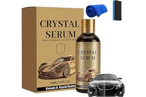 100ML Crystal Serum – Advanced Graphene Ceramic Coating for Cars,9H Graphene Coating, Ultimate Quick Effect Car Coating Spray