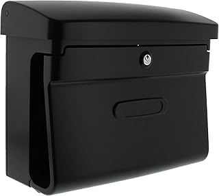 Burg-Wächter Briefkasten in Matt-Optik, A4 Einwurf-Format, Kunststoff, Bremen 885 BR, Braun