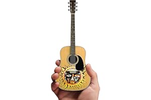 AXE HEAVEN Iconic Concepts Iconic Sublime Large Sun Face Mini Replica Acoustic Guitar (2M-S09-5006)