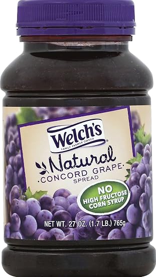 Welch's Natural Spread concord grape (041800501267)