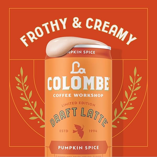 LA COLOMBE COFFEE, PUMPKIN SPICE LATTE, 11 FL OZ CANS (PACK OF 12)