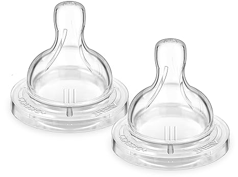 Philips Avent SCF635/27 Klassik Schlitz-Sauger, variabler Nahrungsfluss, 2er-Pack
