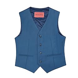 Marvelous World Boys Suits Royal Blue Slim Fit Size
