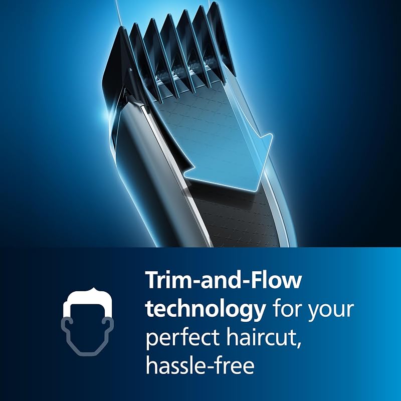 Hair Clipper Series 7000 Haarschneider mit Trim-n-Flow-Technologie (Modell HC7650/15)