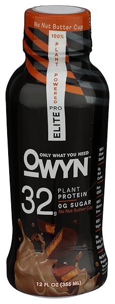OWYN NO NUT BUTTER CUP PRO ELITE PLANT PROTEIN SHAKE, 12 FZ