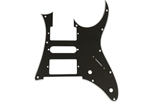 For Ibanez RG 350 DX Guitar Pickguard Scratch Plate (3 Ply Black)