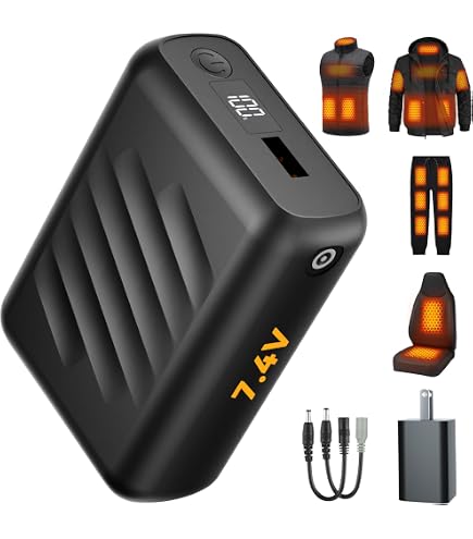 Amazon.com: RIAFOX 12V 18400mAh Battery Big Capacity Fast Charge
