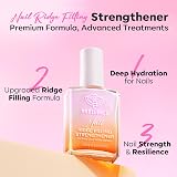 Modelones Nail Care 8 in 1 Ridge Filling Strengthener 15ml Pearl Pink view 2
