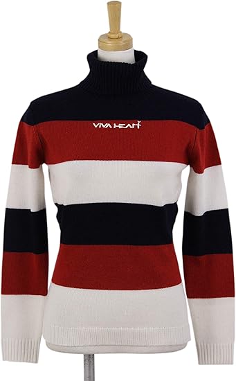 Amazon タートルネックセーター レディース ビバハート Viva Heart ゴルフウェア 012 ゴルフシャツ 通販