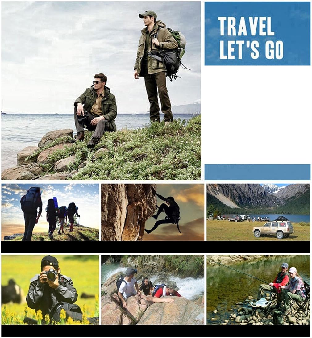 Kedera Men's Mesh Fishing Vest Photography Work Multi-Pockets Outdoors Journalist's Vest Jacket: Clothing
