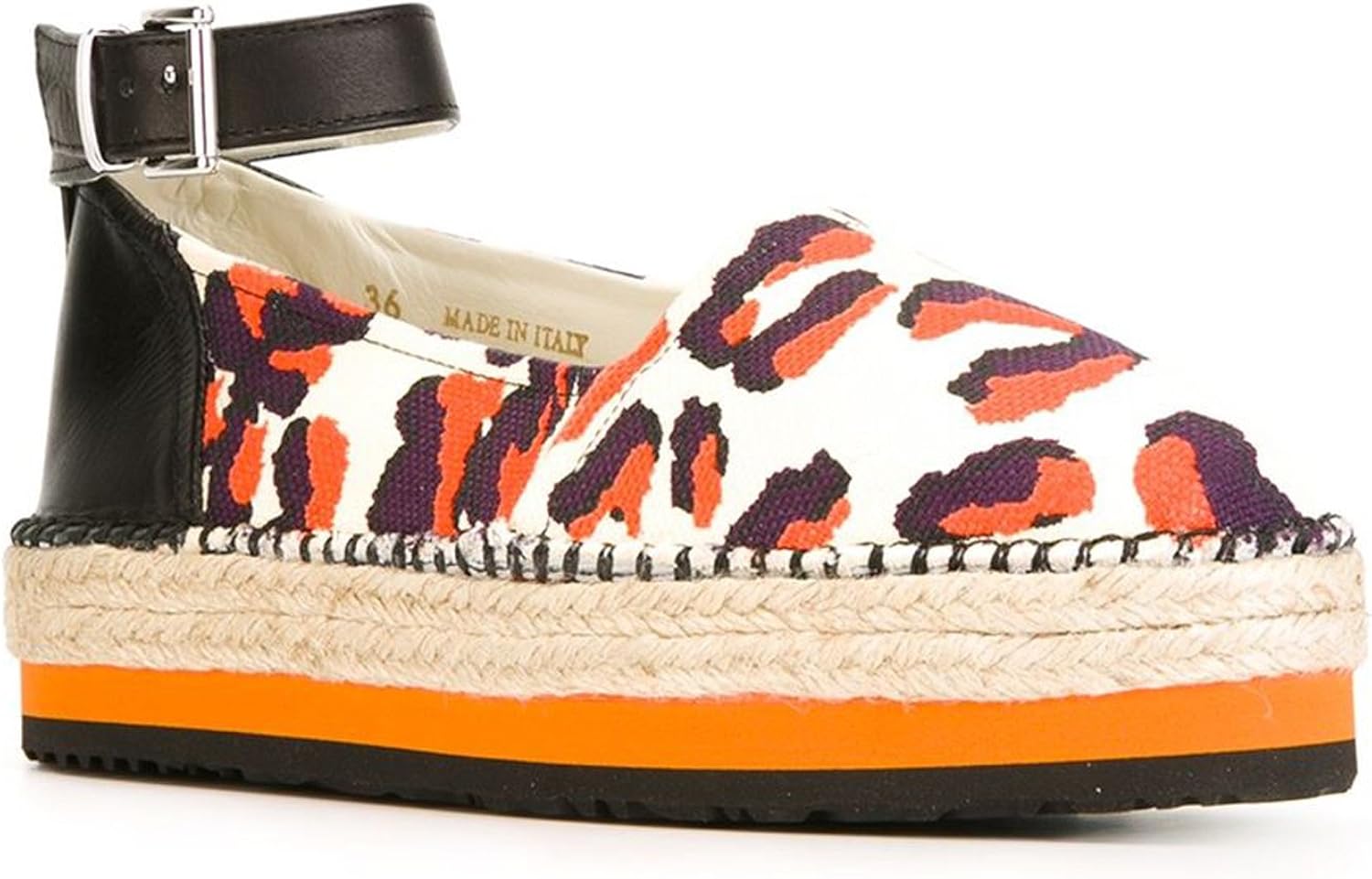 animal print espadrilles