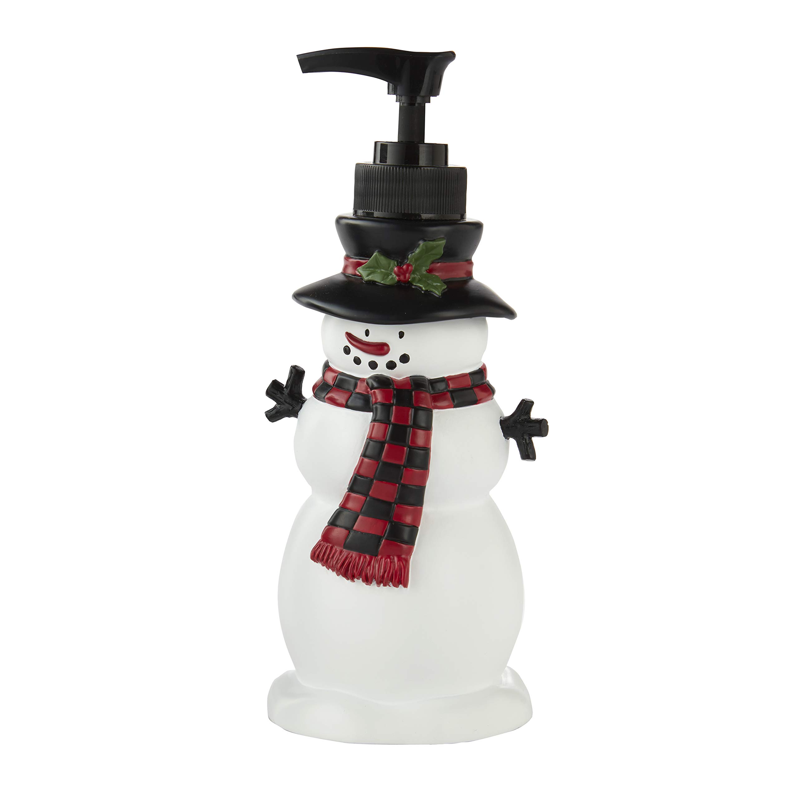 SKL Home Christmas Woodland Winter Snowman Soap Dispenser for Bath/Kitchen & Gift, Multi — image 1