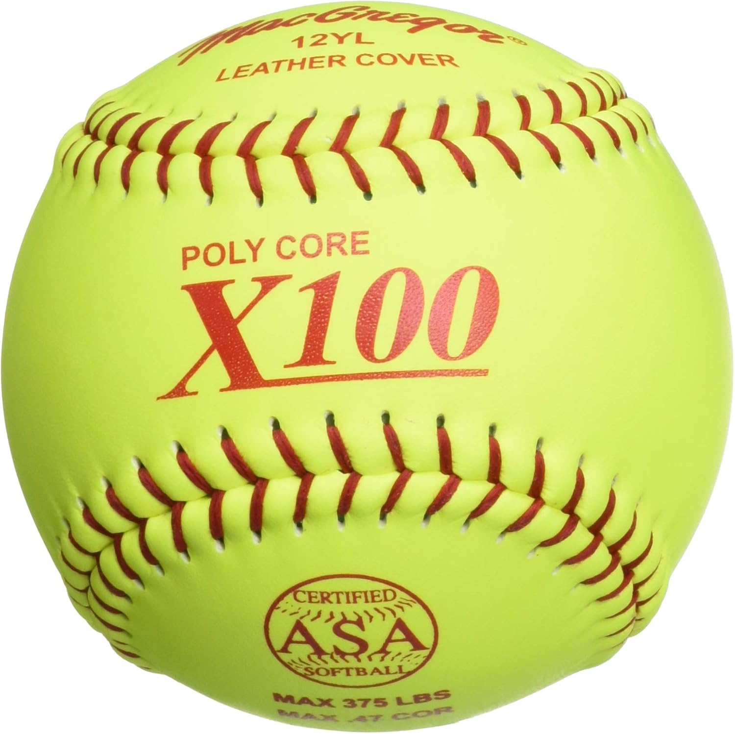 MacGregor ASA Fast Pitch Softball (One Dozen) : Sports & Outdoors