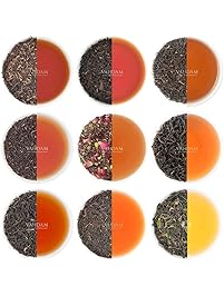 VAHDAM, 10 BLACK TEA SAMPLER, 50 cups Assorted Tea&ndash;Darjeeling Tea, Black Assam Tea, Black Tea Earl Grey, English Breakfast Blend &ndash;Hot Tea Sampler, Flavored Tea Variety Pack, Loose Tea Sampler Gift Set