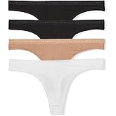 Victoria's Secret Women's Cotton Thong Underwear, Panties for Women, Multi Pack (XS-XXL)