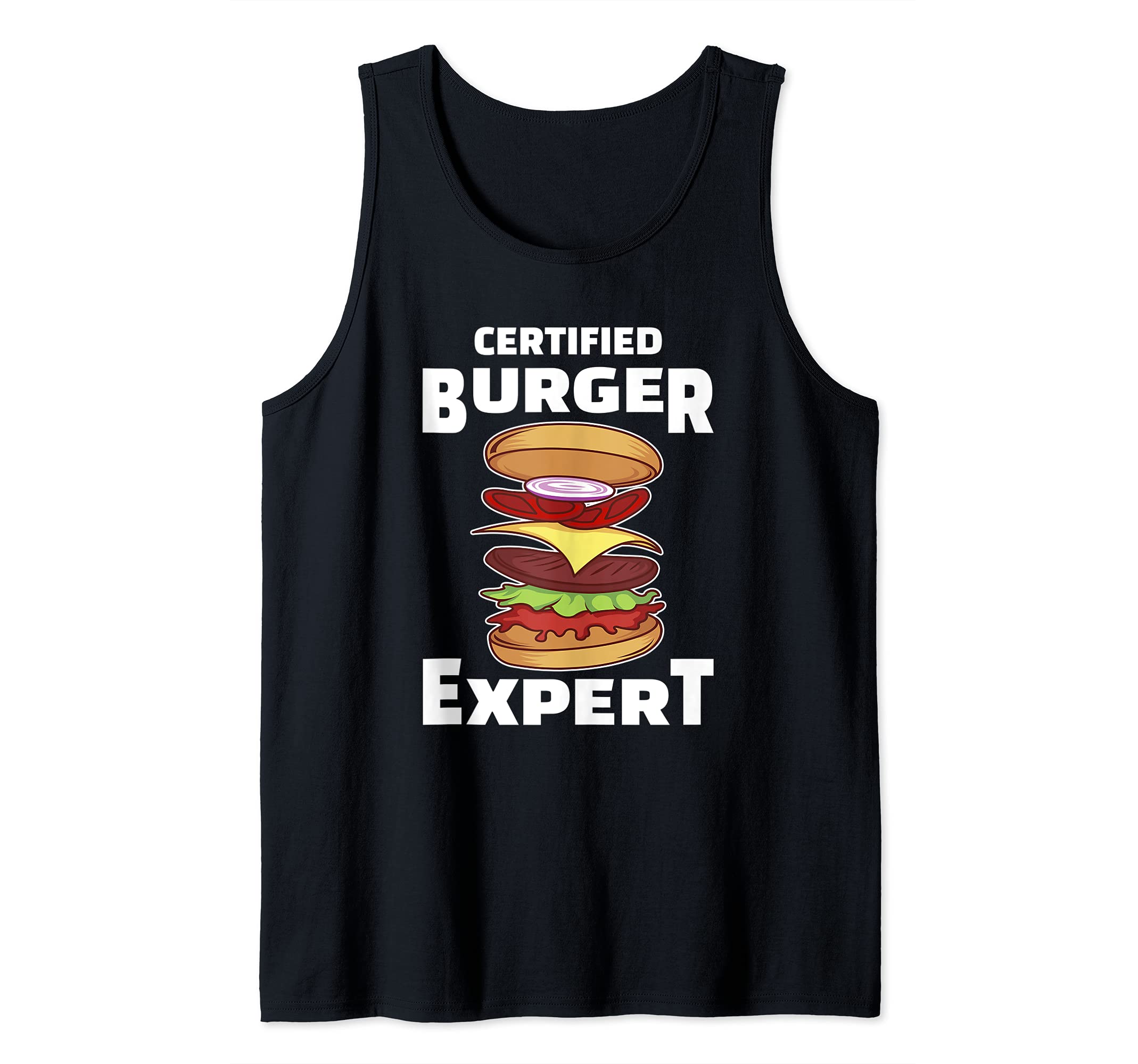 Certified Burger Expert Meat Eater Barbecue Tank Top