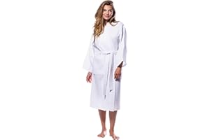 Turquaz Robes For Women Lightweight Unisex Waffle Kimono Bathrobe