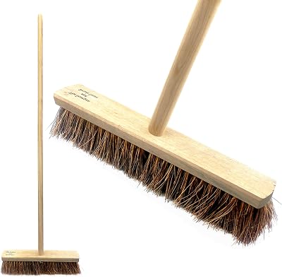TDBS The Dustpan and Brush Store 18 Inch Yard Brush with Bassine Bristles