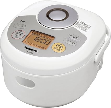 Amazon パナソニック Ihジャー炊飯器 0 54l 0 5 3合 ホワイト Sr Kg051 W パナソニック Panasonic 炊飯器 通販