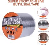 TAPEBEAR Butyl Tape Roof Leak Repair 4in x 16ft Silver Aluminum view 2