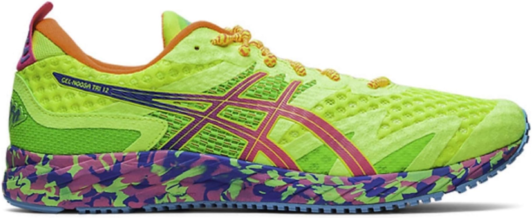 Mens Gel Noosa Tri 12 Running Trainers - Safety Yellow