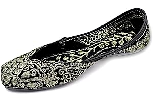 Chandrakala Casual Juttis for Women, Punjabi Jutti Ethnic Flats for Girls(WF140-P)