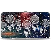 Buckle-Down womens Buckle-down Hinge - Dream Catcher Galaxy/White Wallet, Multicolor, 7 x 4 US