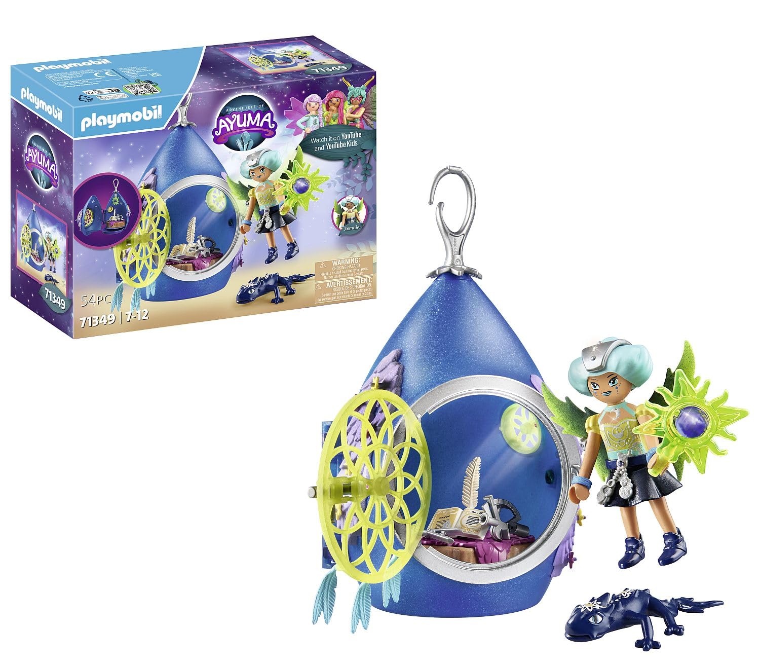 Playmobil 71349 Adventures of Ayuma - Moon FAiry House, fAiries, Mystical Adventures, Fun Imaginative Role-Play, Playset Suitable for Children Ages 7+