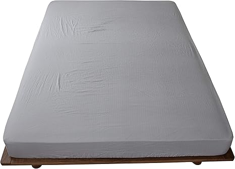 Amazon 二重ガーゼ ボックスシーツ クイーンサイズ 160ｘ0ｘ30cm グレー 日本製 綿100 コットン ガーゼ ダブルガーゼ ガーゼ 赤ちゃん 妊婦 アトピー 肌に優しい 天然素材 吸水 発散 通気性 保温性 シンプルなカバー ベッドシーツ 和晒ダブルガーゼ