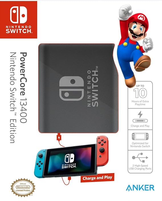 [Power Delivery] Anker PowerCore Nintendo Switch Edition, The Official