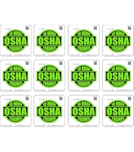 Car Seat Identification Sticker 10 Hour OSHA Trained Vinyl Hard - Foto 9