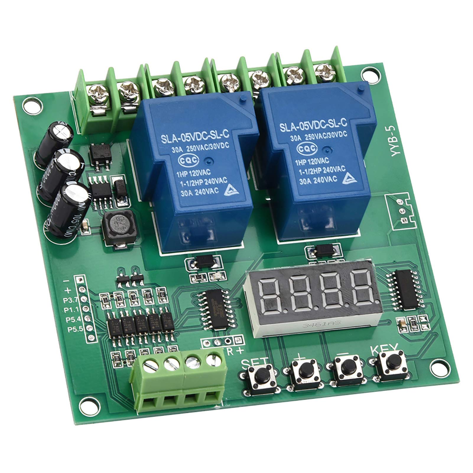 Photo 1 of 12V 24V Motor Forward Reverse Control Board with Timer Relay 30A DC AC Adjustable Delay Cycle Module for Pump Solenoid Valve Lights