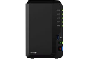 Synology 2 bay NAS DiskStation DS220+ (Diskless), 2GB DDR4