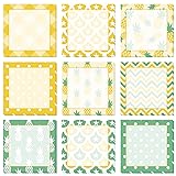 9 Pieces Pineapple Sticky Notes Adhesive Cute