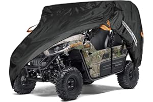 NEVERLAND UTV Cover Heavy Duty Ranger Cover Waterproof 4-6 Seater Side by Side Covers 4 Door All Weather Storage with Reflective Strip Compatible with Polaris RZR General Can-Am Yamaha SxS