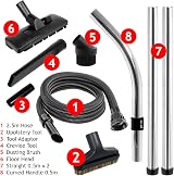 Spares2go Spare Parts Tool Brush Kit for Numatic Henry Hetty Vacuum 2.5m view 2