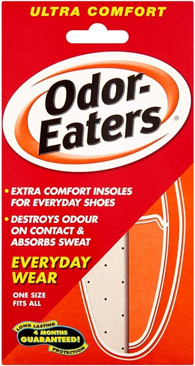 Odor-Eaters Ultra Comfort Insoles, Pack of 6 - Odour-Destroying