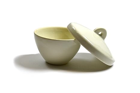 Eisco Labs Porcelain Crucible With Lid Short Form 30ml Capacity Pack Of 30 Amazon Com Industrial Scientific