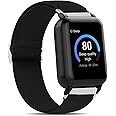 Lamshaw Compatible for 3Plus Vibe Plus Band, Stretch Elastics Nylon Adjustable Replacement Strap Accessories Compatible for 3Plus Vibe Plus/Vibe + Smartwatch