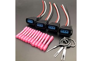 SET 4 Ignition Coil Connector Plug pigtails work For HONDA CIVIC CRV S2000 ACURA RSX K Series