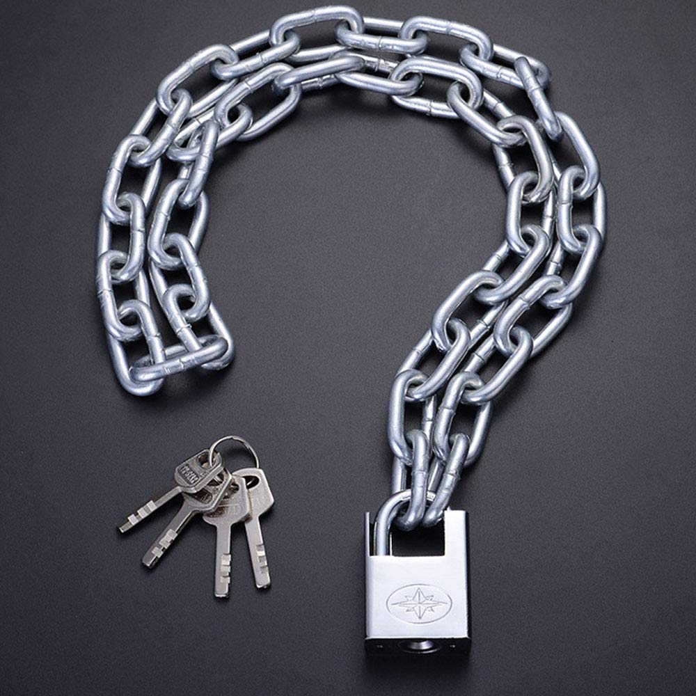 Security Bike Chain Lock,for Motorcycles, Bikes, Security Chain Lock 6mm Noose Security Chain Lock，0.5m