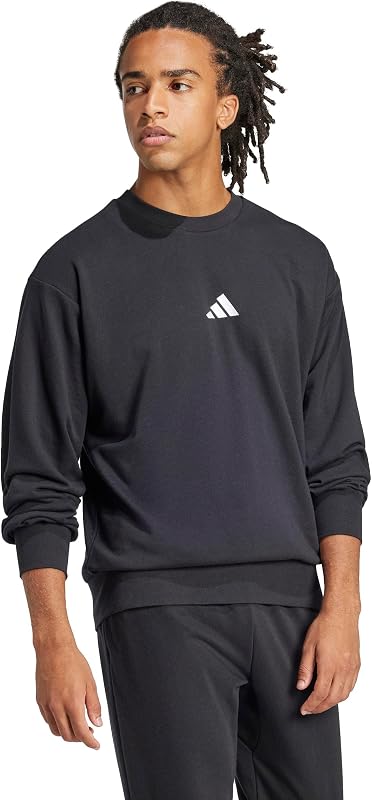 Uomo Essentials FEELCOZY Sweatshirt Francês de Terror, Preto/Branco, L