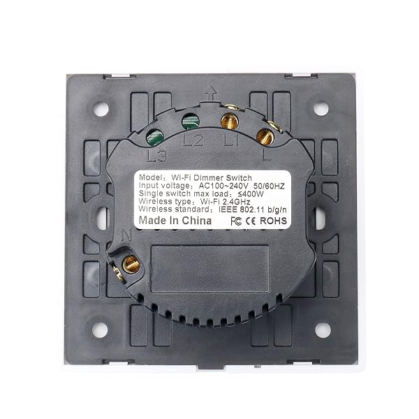RanDal Smart Wifi Fan Switch Funciona Con Amazon Echo Y Google Home Touch Wall Socket Switch Panel