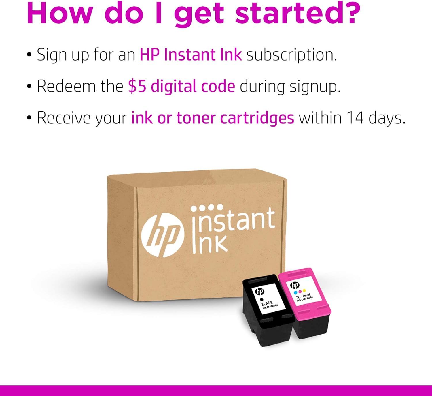 hp instant ink shipping