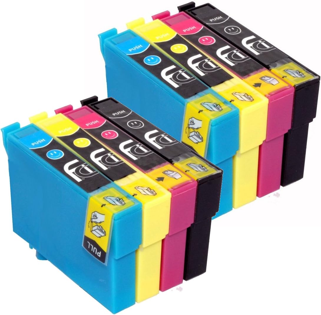 Compatible for Epson T1806 XL 8x Inks XP102, XP202, XP205, XP212, XP215, XP225, XP30, XP302, XP305, XP312, XP315, XP322, XP325, XP402, XP405, XP412, XP415, XP422, XP425 Printers