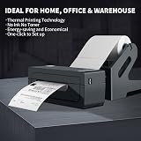 JADENS Bluetooth 4x6 Thermal Label Printer, 203 DPI, USB/BT, 50 Labels view 6