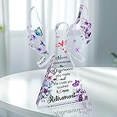 Angel Retirement Gift for Woman, Happy Retirement Gifts 6” Angel Acrylic Plaque for Retirement Party Decorations, Retired Gifts for Woman Coworker Teacher Nurse Doctor Friend